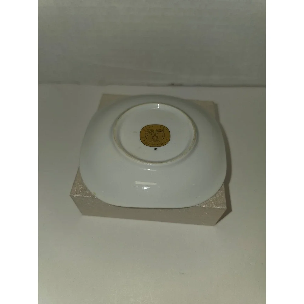 vintage square ceramic souvenir‎ plate from Hamburg, Germany replacement